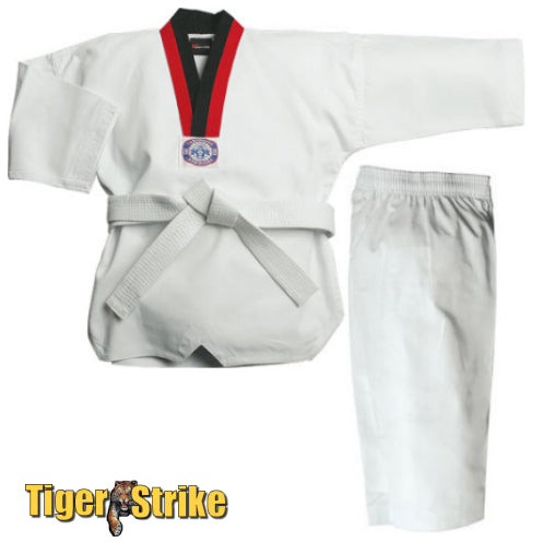 Black/Poom V-Neck Uniform