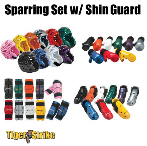 Custom Sparring Gear Package w/ Shin Guards